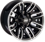 Moose Racing 112X Wheel For Kawasaki KVF650 4X4 2005-2012 Rear - Black