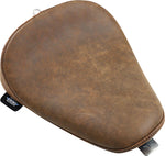 Drag Specialties Bobber Solo Seat For Harley Davidson XL 1200 C 2010-2020 Distressed - Brown