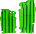 UFO Radiator Louvres For Kawasaki KXF450 2016-2020 - Green
