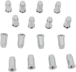 ITP Lug Nuts For Polaris ACE 500 4X4 2018-2019 - Chrome/Silver/Flat