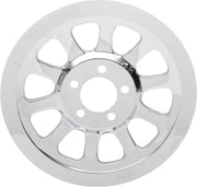 Drag Specialties Outer Rear Pulley Insert For Harley Davidson FLS 1690 2012-2016 Rear - Chrome