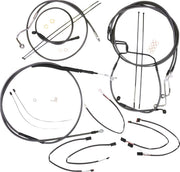 Magnum Shielding Pearl Designer Handlebar Cable Install Kit For Harley Davidson FLHRXS 1868 2021-2024 38 - 43cm (15" - 17") - Black