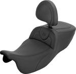Saddlemen Roadsofa Extended Reach Seat With Backrest For Harley Davidson FLRT 1690 2015-2016 Plain - Black