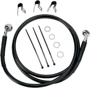 Drag Specialties Stainless Steel Brake Hose Kit For Harley Davidson FLST 1450 Front