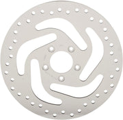 Drag Specialties Polished Stainless Steel Drilled Brake Disc For Harley Davidson FLDE 1750 2018-2020 Front - Silver