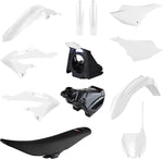 Polisport Restyle Plastics Kit For Yamaha YZ125 2002-2021 - Black/White