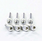 Pro Bolt Aluminium Fuel Cap Kit For Suzuki DL 1000 2002-2009 - Silver