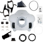 Klock Werks FXRP-Style Fairing Kit For Indian Springfield 111 2016-2020 - Black/Powder-Primed/White