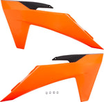 UFO Radiator Scoops For KTM EXC150 TBI 2024-2025 - Fluorescent Orange
