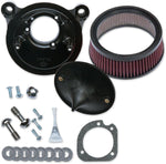 S&S Cycle Super Stock Stealth Air Cleaner Kit For Harley Davidson FLD 1690 2012-2013 - Black