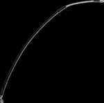 Moose Racing Stainless Steel Braided Brake Hose For Beta EVO 125 2017-2024 Front
