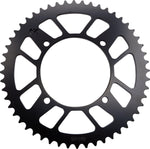 Moose Racing Steel Sprocket For Kawasaki KLX140 2008-2020 Rear Black/Zinc Plated 52T - Black/Zinc Plated