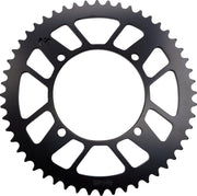 Moose Racing Steel Sprocket For Kawasaki KLX140 2008-2020 Rear Black/Zinc Plated 52T - Black/Zinc Plated