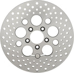 Drag Specialties Stainless Steel Drilled Brake Disc For Harley Davidson FLH 1868 2021 Rear - Ground