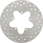 Drag Specialties Stainless Steel Drilled Brake Disc For Harley Davidson FLHR 1340 1994-1998 Rear - Ground