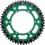 Moose Racing Dual Sprocket For Kawasaki KDX175 1980-1982 Rear Green 51T