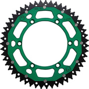 Moose Racing Dual Sprocket For Kawasaki KDX175 1980-1982 Rear Green 51T