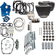 S&S Cycle 128" Power Package For Harley Davidson FLHFB 1868 ABS 2023 - Black/Highlighted Fins