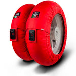 Capit Suprema Vision Tyre Warmer M/XXL - Front 125/17" Rear ?200/55-17" - Red