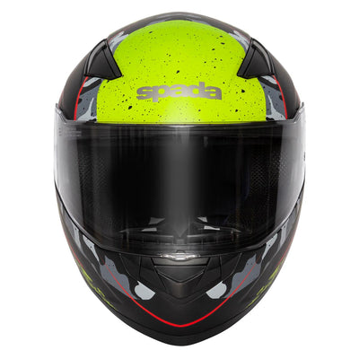 Spada Raiden Camo Yellow Helmet