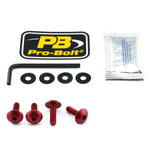 Pro Bolt Aluminium Screen Bolt Kit For Honda CB1000R ABS 2018-2021 - Red