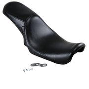 LE Pera Silhouette 2 Up Seat For Harley Davidson FLD 1690 2012-2013 Smooth - Black