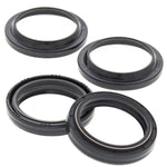 All Balls Fork Oil Seal/ Dust Seal Kit For Suzuki DR650 RS 1990-1991 - Black