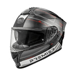 Premier Evoluzione Helmet - Black/Grey/White