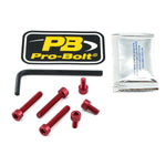 Pro Bolt Aluminium Fuel Cap Kit For Mv Agusta Brutale 800 ABS 2015-2022 - Red