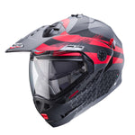 Caberg Tourmax X Sarabe Matt Gun Metal Black Red Flip Up Motorcycle Helmet