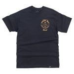 Biltwell Mens Adult Warrior Built Eagle T-Shirt - Black