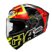 Shoei X-SPR Pro Diggia2 TC-3 Full Face Motorcycle Helmet - Black/Red/Yellow