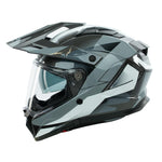 Spada Trailhawk Raptor Adventure Motorcycle Helmet - Black/Grey