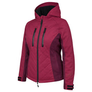 Spada Bella Waterproof Ladies Quilted Jacket - Port Red