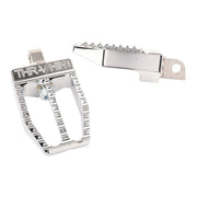 Thrashin Supply Co Militant Footpegs For Harley Davidson FLD 1690 2012-2013 Fits Front Or Rear - Chrome