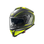 Premier Typhoon FR Helmet - Matte Black/Yellow