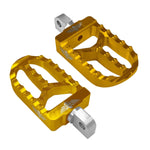 Heinz Bikes Foot Pegs For Harley Davidson FLDE1750 2018-2020 Front - Gold