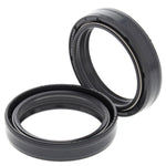 All Balls Fork Oil Seal Kit For Honda CR125 1984-1986 - Black