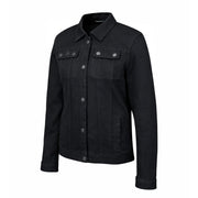 Spada Tura Trucker Ladies Motorcycle Jacket - Solid Black