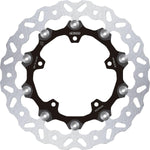 Galfer Floatech Brake Discs For Yamaha FZ8 N 2010-2016 Front - Black/Silver