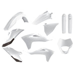 Polisport Plastics Kit For Gas Gas EC 250 2021-2023 - White
