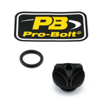 Pro Bolt Aluminium Oil Filler Caps For Suzuki AN 650 2006-2009 - Black