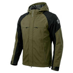 Spada Duel Motorcycle Jacket - Olive Green/Black