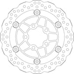 SBS Stainless Steel Front Right Brake Disc For Kymco Downtown 200 I 2012-2016 - Silver