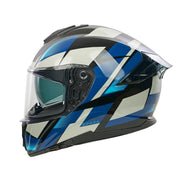Spada Blade Sabre Full Face Motorcycle Helmet - Blue/Black/Grey