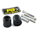 Pro Bolt Aluminium Bar Ends For Aprilia Caponord 1200 ABS 2013-2016 - Black
