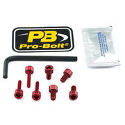 Pro Bolt Aluminium Fuel Cap Kit For Honda CB1000R 2008-2017 - Red