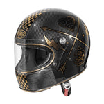 Premier Trophy Carbon Helmet - Black/Chrome/Gold