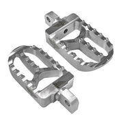 Heinz Bikes Foot Pegs For Harley Davidson FLDE 1750 2018-2020 Front - Silver