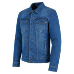 Spada Tura Trucker Men's Motorcycle Jacket - Washed Blue